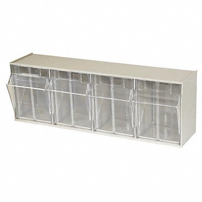 Tip-Out Bin Beige Unfinished 8 3/16 in