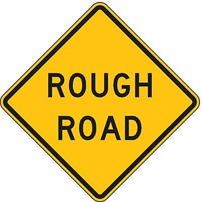 Rough Road Traffic Sign 24 x 24