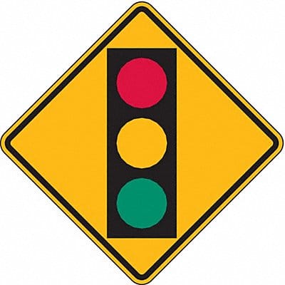 Stop Light Traffic Sign 18 x 18