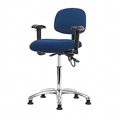 Fab ESD Chr Med Tilt Arms Stat Blue
