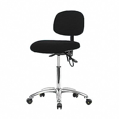 Fabric ESD Chair Med Tilt Cstrs Blk