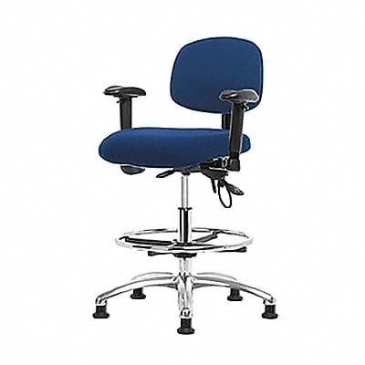 Fab ESD Chr High Arms FR Stat Blue