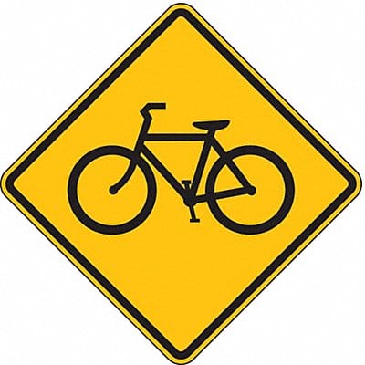 Bike Crossing Traffic Sign 24 x 24