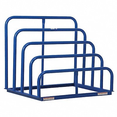 Vertical Sheet Rack Strter 41-3/4 H Blue