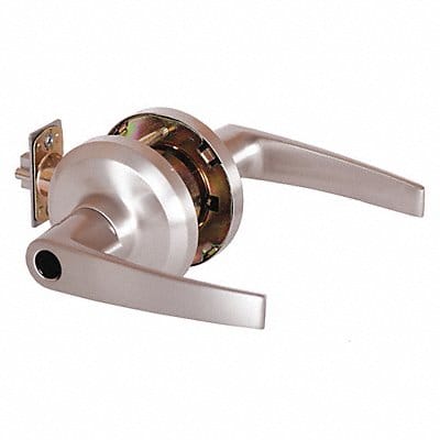 Door Lever Lockset Satin Nickel