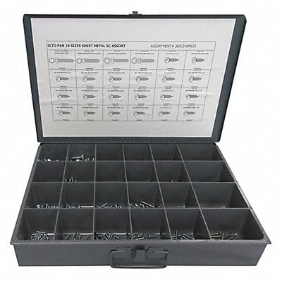 Tapping Screw Assortment 600 pcs.