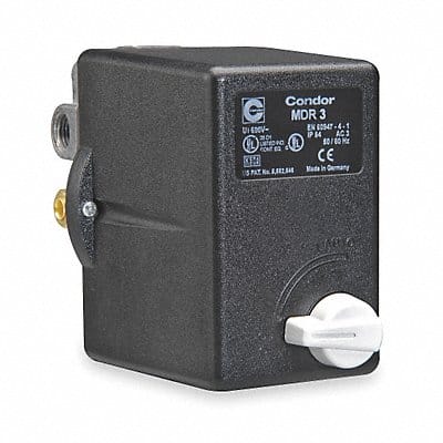 Presur Swtch Diaphrgm 3PST 40 to 360 psi