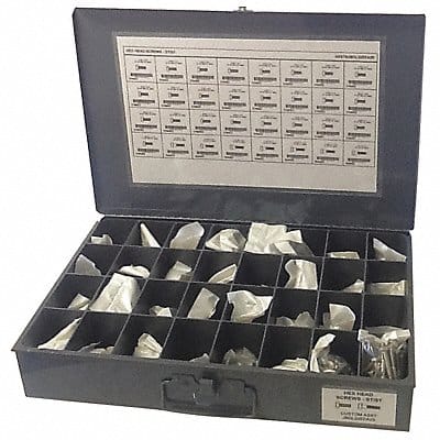 Screw Assortment 800 pcs. 3/8 to 2 L