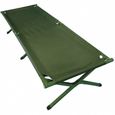 Fold Up Cot Green 225 lb Capacity