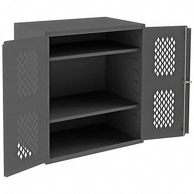 Storage Cabinet 42 x36 x24 Gray 2Shlv