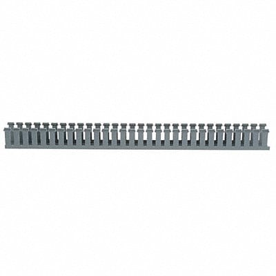 Wire Duct Wide Slot Gray 1.75 W x 2.12 D