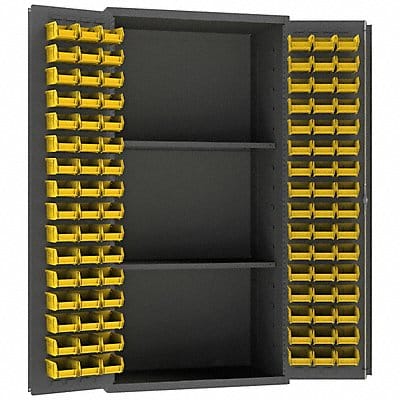 K4941 Peg Bin Cab Gray 72 x36 x24 96YllwBns