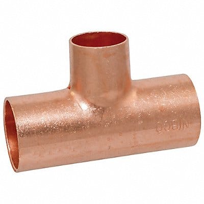 Bullhead Tee Wrot Copper 1/4 x1/4 x3/8