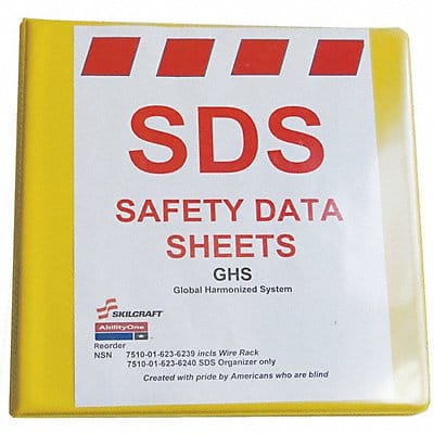 SDS Safety Data Sheets Binder English