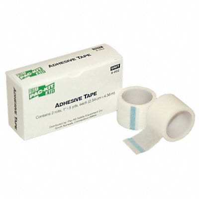 Tape White 1 in W 5 ft L PK2