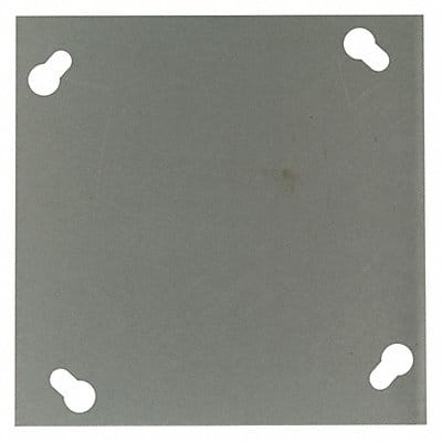 Drain Cover Silver 24 ga. Square 9 H