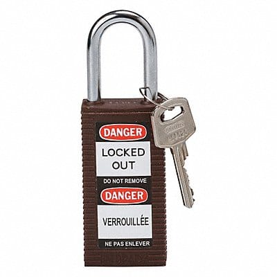 Lockout Padlock KD Brown 3 H