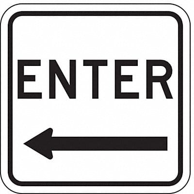 Enter Sign For Parking Lots 18 x 18