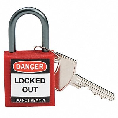 Lockout Padlock KA Red 1-2/5 H PK3