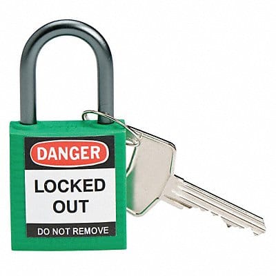 Lockout Padlock KA Green 1-2/5 H PK6