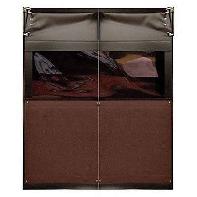 Swinging Dr 7x6 ft Chocolate Brown PR