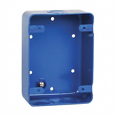 Back Box Blue 1-1/2 L x 2-5/8 W x 5 H
