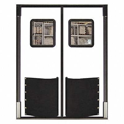 Swinging Dr 8x7ft White Polyethylene PR