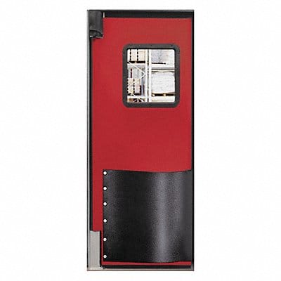 H1815 Swinging Door 7 x 3 ft Red Polyethylene