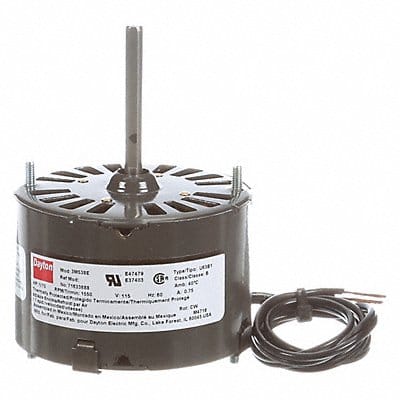 Motor 1/70 HP 1550 rpm 3.3 115V