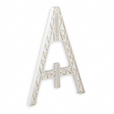 A Frame Barricade Polypropolyne White