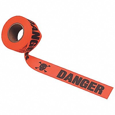 Flagging Tape Orange Glo/Black 150 ft Flagging Tape Orange Glo/Black 150 ft
