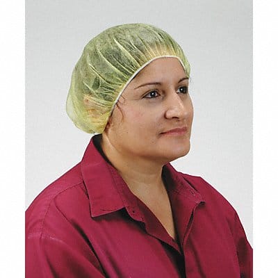 D2139 Bouffant Cap PP Yellow 28 in PK100