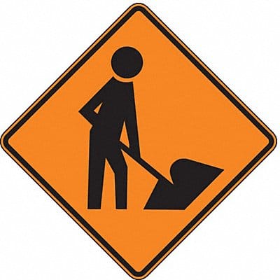 Construction Ahead Traffic Sign 30 x30