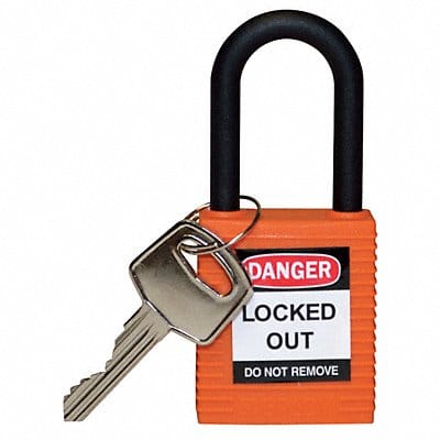 H1704 Lockout Padlock KD Orange 1-3/4 H