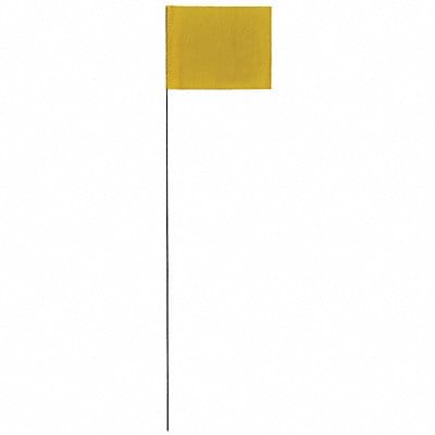 Marking Flag Yellow Blank PVC PK100 Marking Flag Yellow Blank PVC PK100