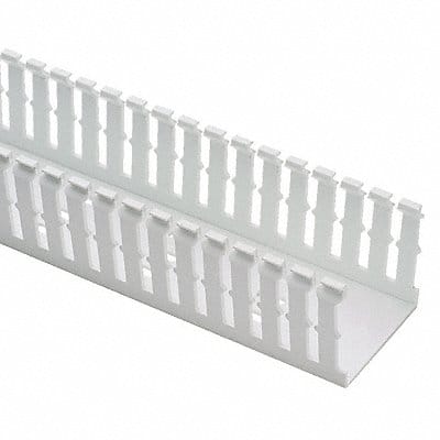 Wire Duct Narrow Slot White 1.75 W x 3 D