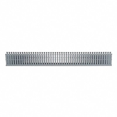 Wire Duct Narrow Slot Gray 1.26 W x 3 D