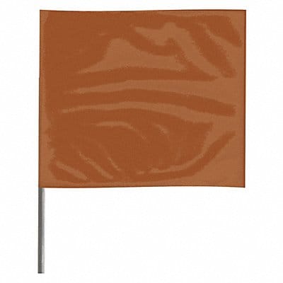 Marking Flag 15  Brown PVC PK100