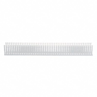 Wire Duct Narrow Slot White 2.25 W x 3 D