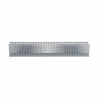 Wire Duct Narrow Slot Gray 2.25 W x 4 D