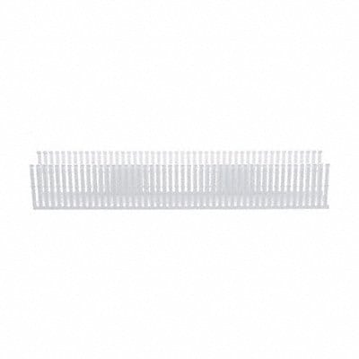 Wire Duct Narrow Slot White 3.25 W x 4 D