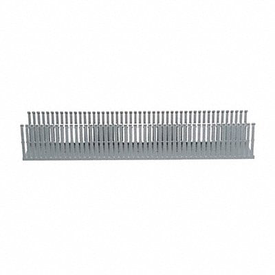 Wire Duct Narrow Slot Gray 4.25 W x 4 D