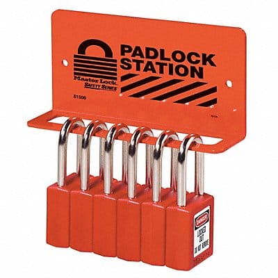 Padlock Station Unfilled 4 Components