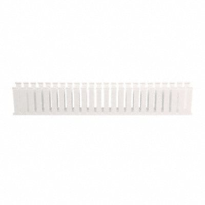 Wire Duct Wide Slot White 2.25 W x 4 D