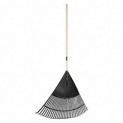 Leaf Rake 30 Tines Wood 30 in.W Tines