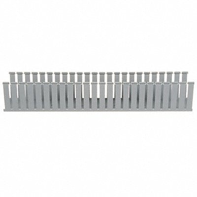 Wire Duct Wide Slot Gray 4.25 W x 4 D