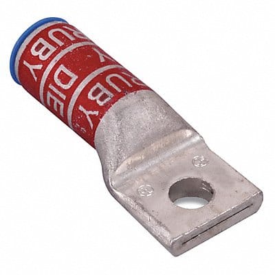 OneHoleLugCmprsnConn Long Ruby 60