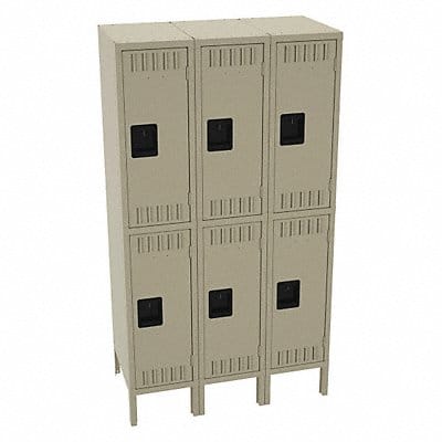 K4144 Wrdrb Lckr 2x3Lckr Sand 66 x36 x18 Assm