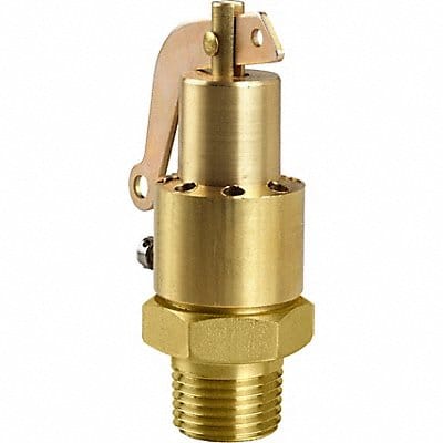 Safety Relief Valve 3/8 In 50 psi Brass