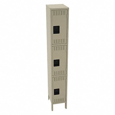 F2269 Wrdrb Lckr 3x1Lckr Sand 78 x12 x15 Assm